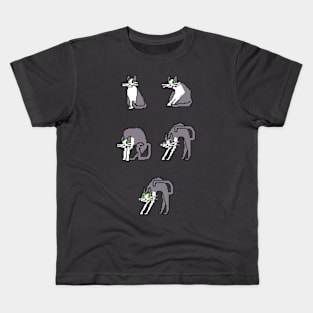 Stretching cat Kids T-Shirt